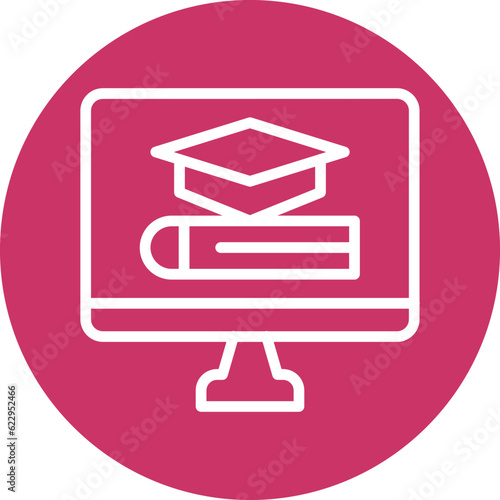 Vector Design Courses Icon Style