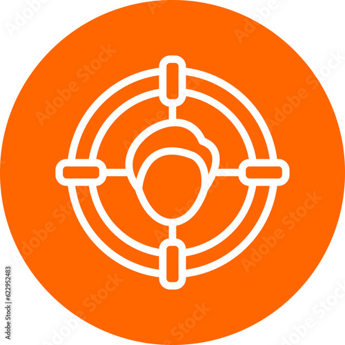 Vector Design Headhunting Icon Style