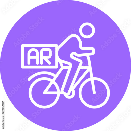 Vector Design Ar Racing Icon Style