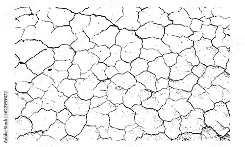 Drought grunge Texture Vector