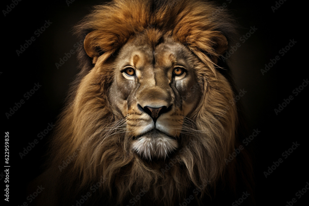 Animal lion portrait