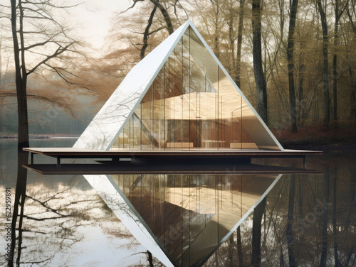 Modern pavilion design for contemplation