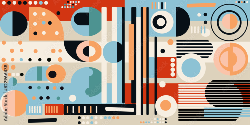 An abstract painting that can be seamless. Geometry and avant-garde creating stylish retro design paintings. Reminiscent of early 20th century paintings, with geometry and abstraction. An abstract painting that can be seamless. Geometry and avant-garde creating stylish retro design paintings. Reminiscent of early 20th century paintings, with geometry and abstraction.