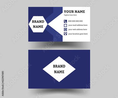 modern business card design  photo