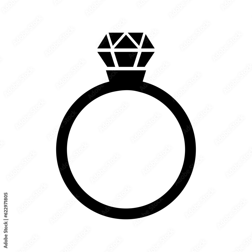 Ring icon vector. Wedding illustration sign. Jewel symbol. Gem logo. Ring icon vector. Wedding illustration sign. Jewel symbol. Gem logo.