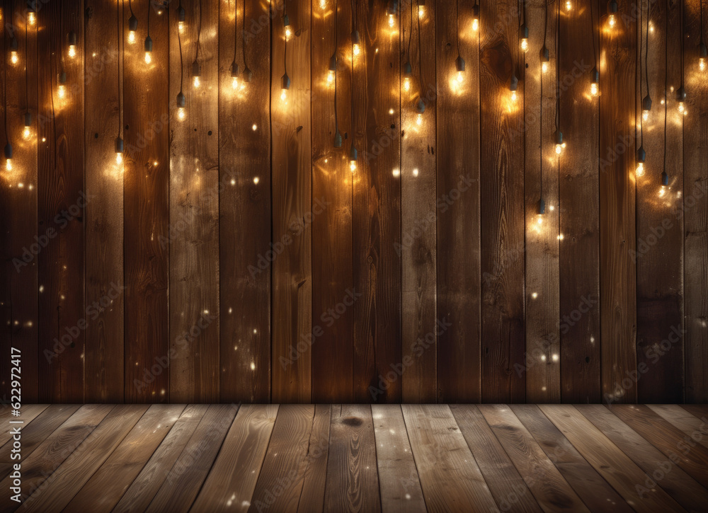 lighted christmas lights on wooden background frame lighted christmas lights on wooden background frame