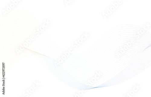 abstract wave background Abstract lines design element on white background of waves. Vector Illustration