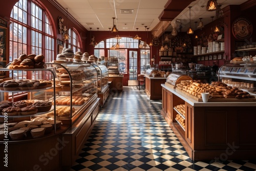 Bakery Interior, Generative AI 