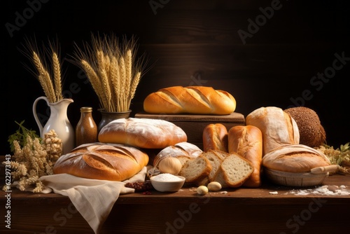 Composition Of Various Breads, Generative AI 