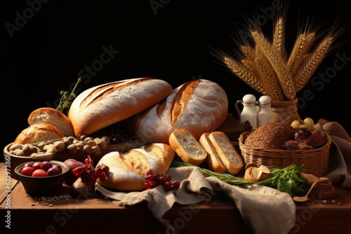 Composition Of Various Breads, Generative AI 