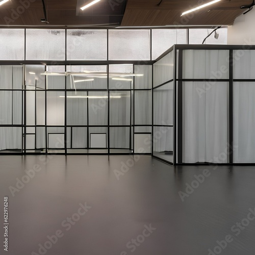 138 A contemporary dance studio with mirrored walls, sprung floors, and ample space for dancers to rehearse and express their artistry3, Generative AI photo