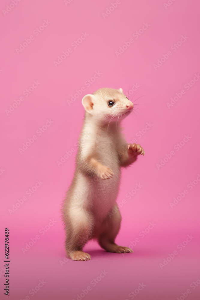 Very cute baby Ferret in nature, national geography, Wide life animals. AI Generated.
Very cute baby Ferret in nature, national geography, Wide life animals. AI Generated.