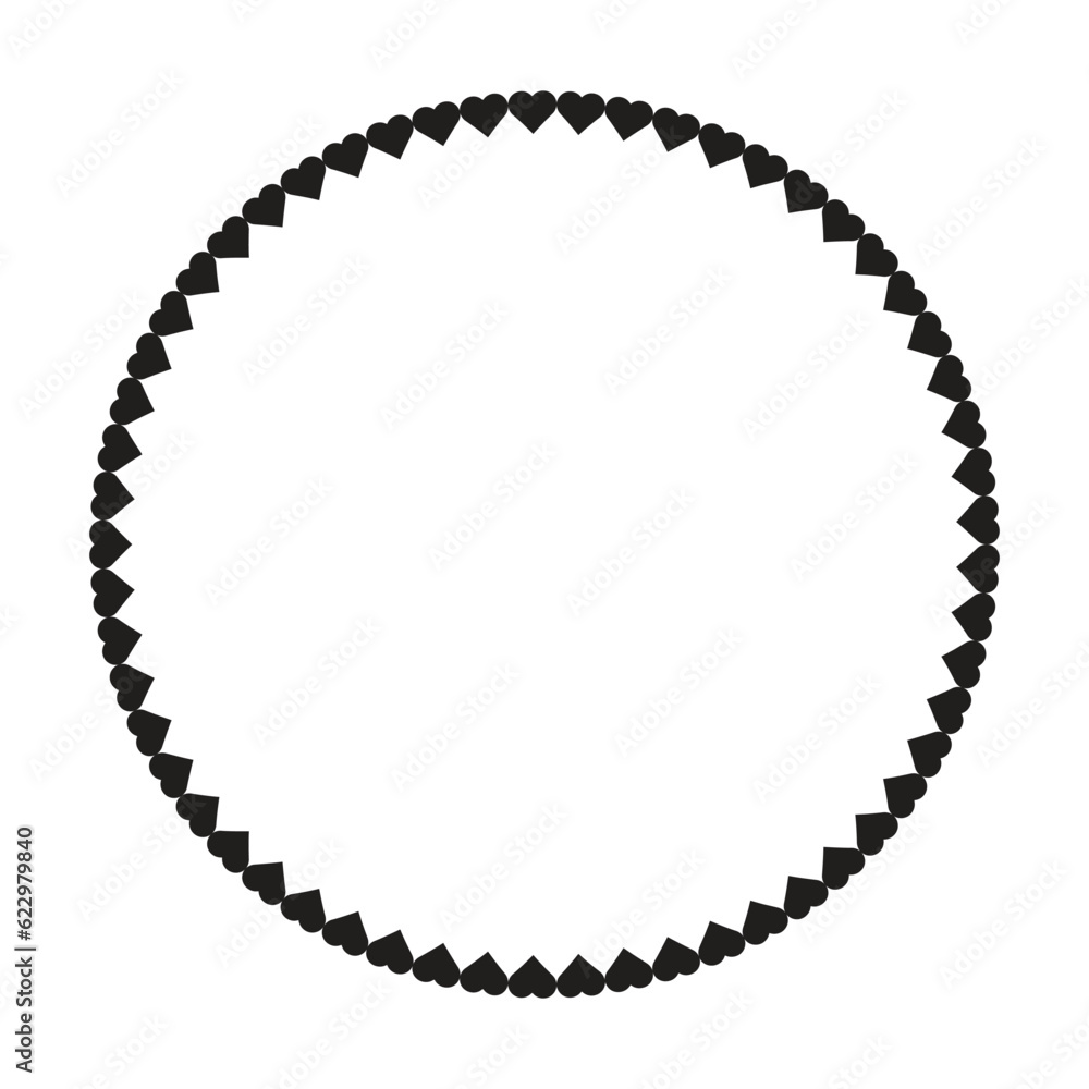 Circle frame round border design shape icon for decorative vintage doodle element for design in vector illustration Circle frame round border design shape icon for decorative vintage doodle element for design in vector illustration