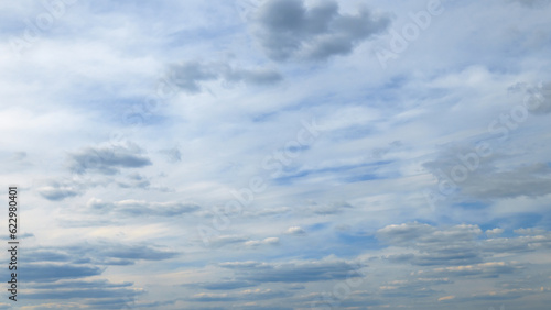 Fototapeta Naklejka Na Ścianę i Meble -  beautiful blue sky with cumulus clouds for abstract background