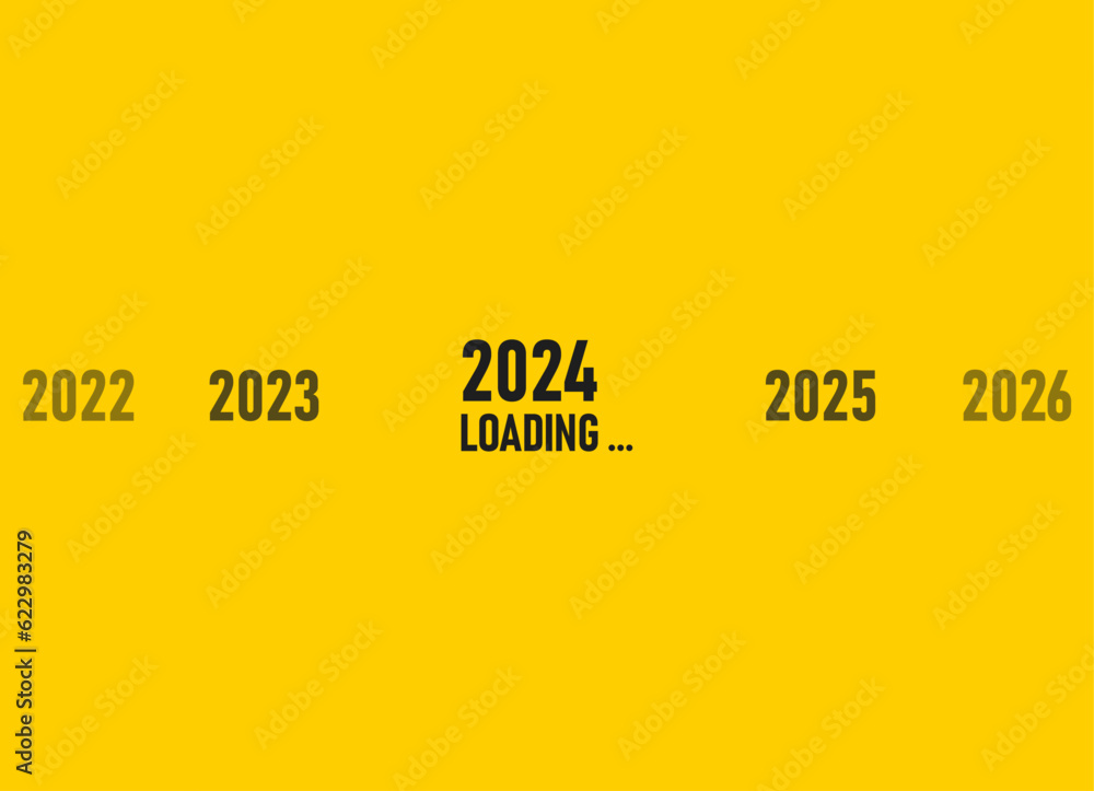2024 new year trend. Year 2024, business trend, change from 2023 to