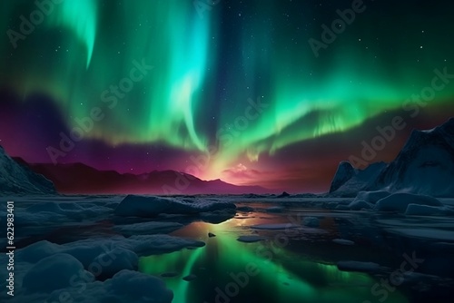 Beautiful northern lights.  © D