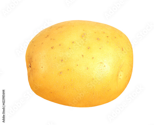 Fresh potato, transparent background