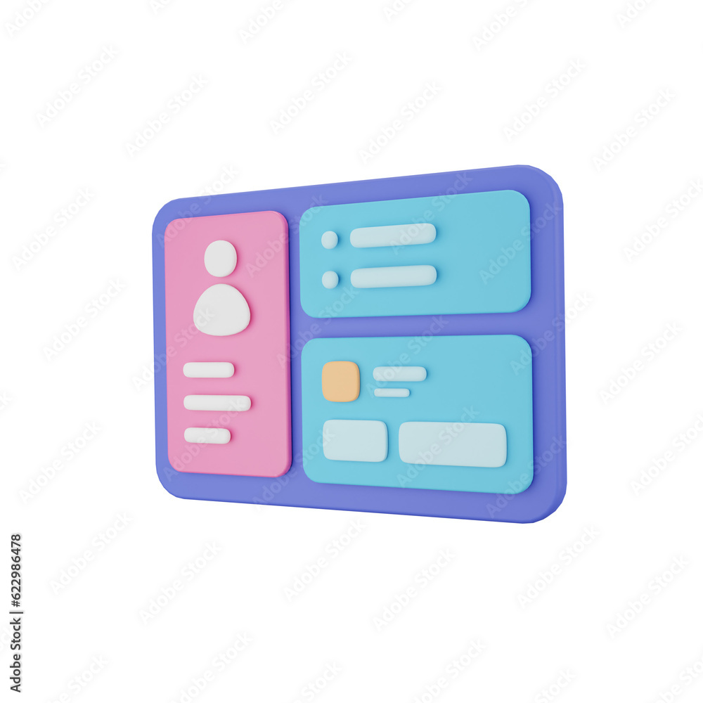 Freelance Designer 3D Icon Set Freelance Designer 3D Icon Set