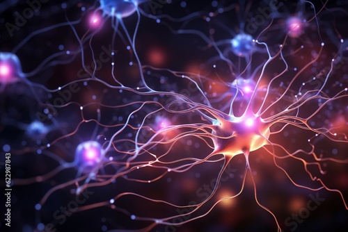 Glowing Interconnected Brains with Abstract Wiring Showcase the Brain's Astounding Capacity for Lifelong Neural Reorganization. Generative AI