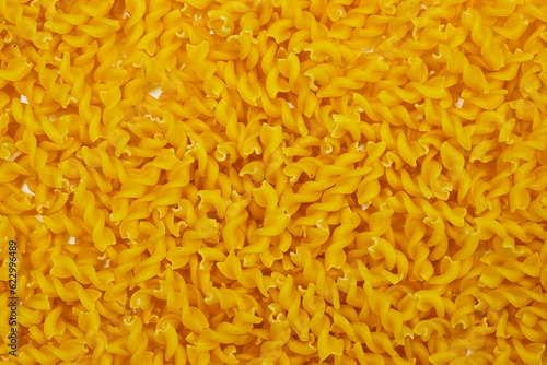 Fusilli spaghetti pattern background. Fusilli background