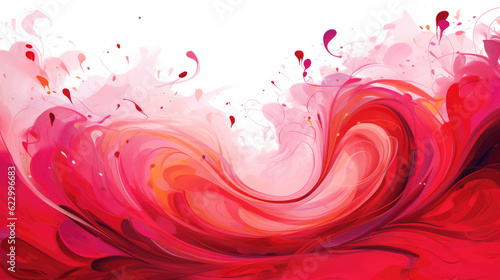 red valentine's day festive background material