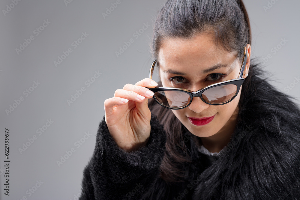 Haughty young woman shares exclusive secret Haughty young woman shares exclusive secret