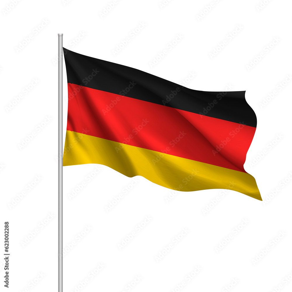 german flag waving german flag waving