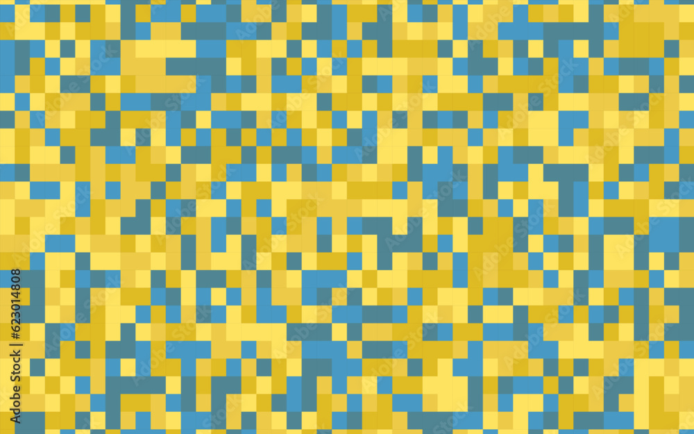 Abstract pixel pattern with vibrant colors and geometric shapes. Modern ...