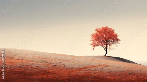 Serene autumn in the landscape