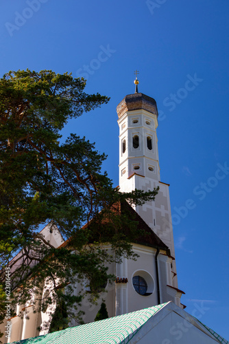 Germany, Bavaria, Schwangau, town, church