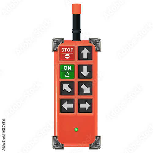 radio control panel. crane control panel. 