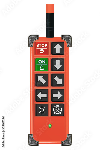 radio control panel. crane control panel. 