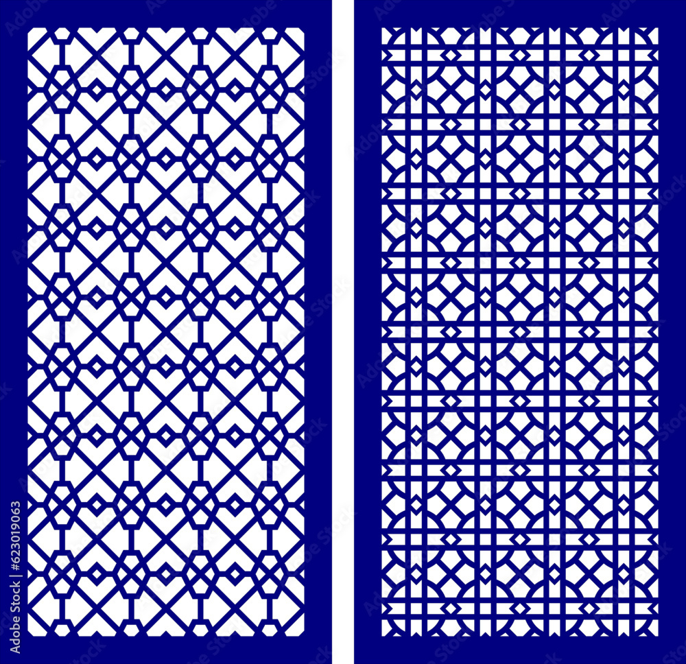 Simple Vector Pattern for Laser Cutting, Decoration, and Ornament. Metal design, wood carving, vector Simple Vector Pattern for Laser Cutting, Decoration, and Ornament. Metal design, wood carving, vector