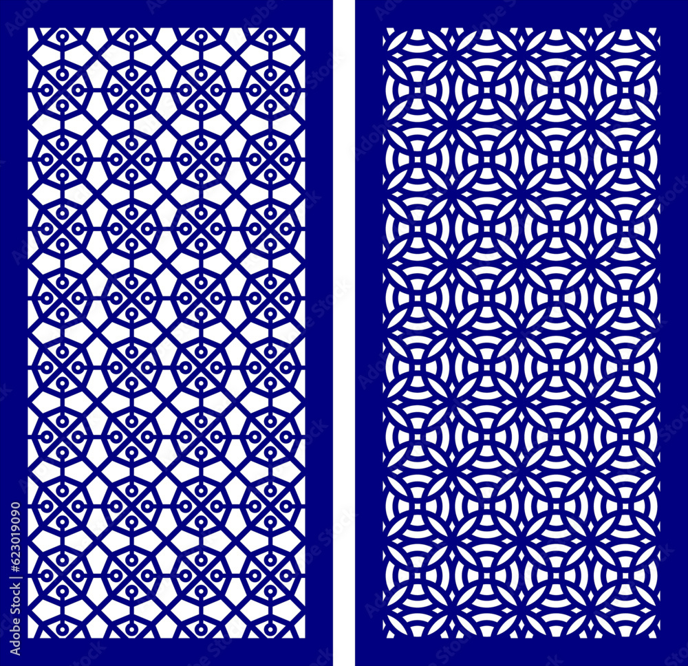 Simple Vector Pattern for Laser Cutting, Decoration, and Ornament. Metal design, wood carving, vector Simple Vector Pattern for Laser Cutting, Decoration, and Ornament. Metal design, wood carving, vector