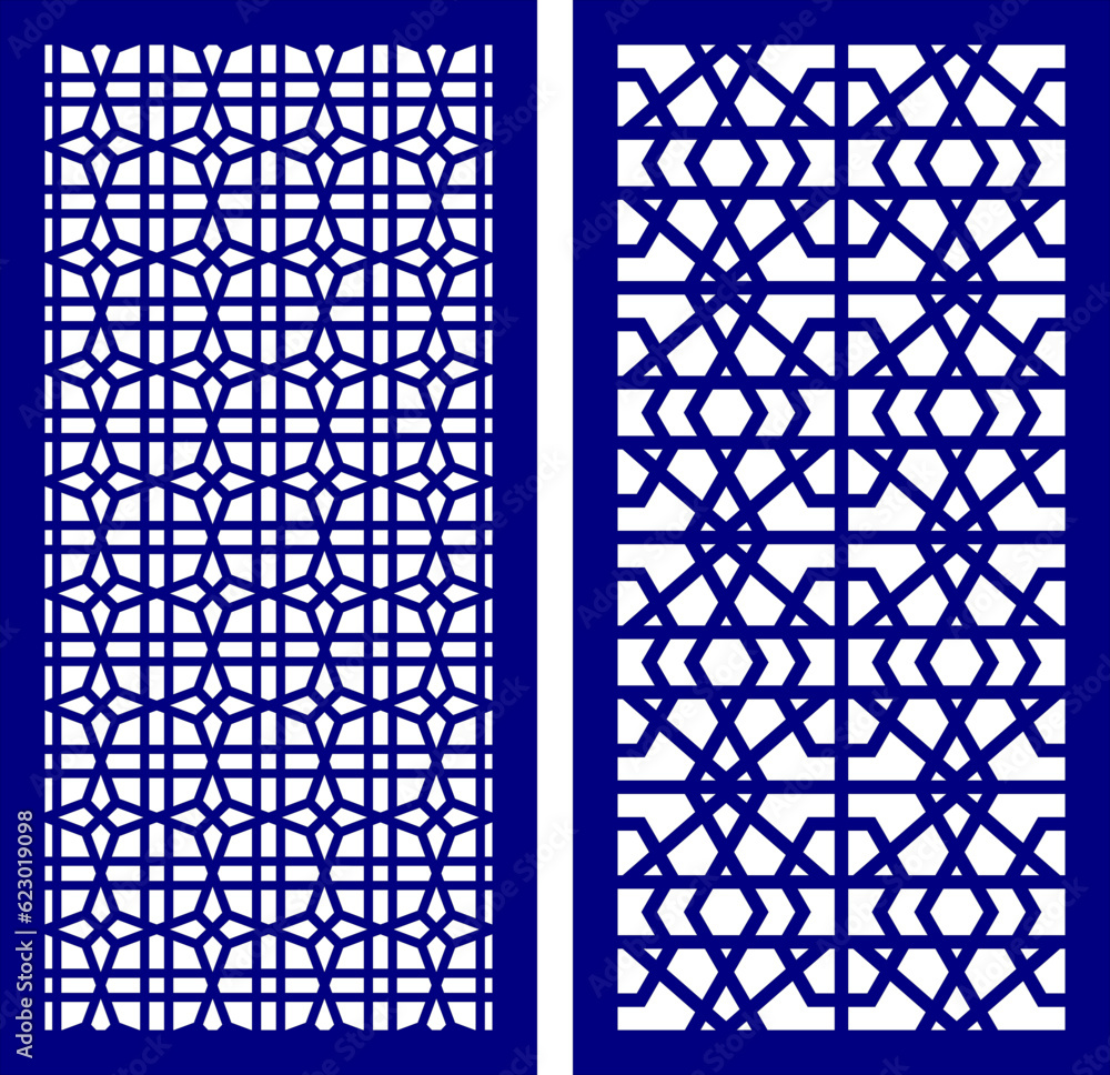 Simple Vector Pattern for Laser Cutting, Decoration, and Ornament. Metal design, wood carving, vector Simple Vector Pattern for Laser Cutting, Decoration, and Ornament. Metal design, wood carving, vector