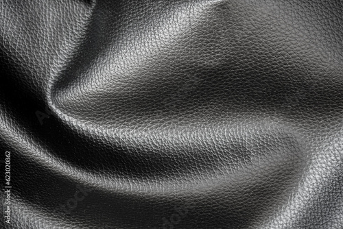 Black leather sheet texture and background