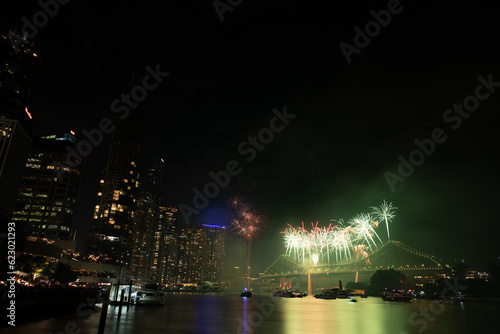 fireworks at night(2022 Brisbane)