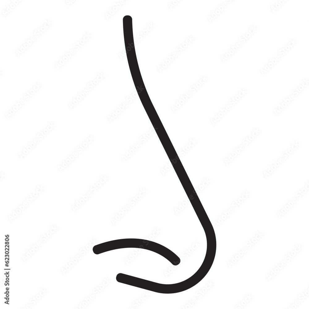 nose icon vector
