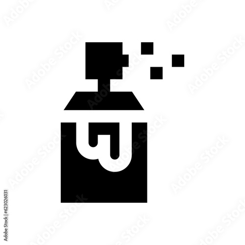 spray paint glyph icon