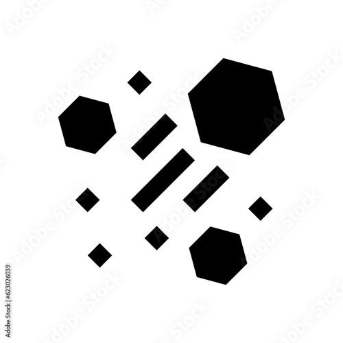 stones glyph icon