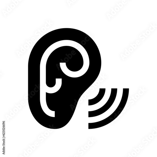 listen glyph icon