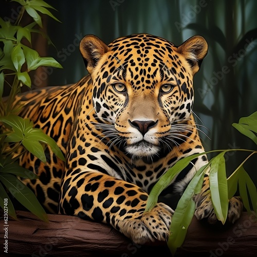 Panther  The Endangered American Jaguar. Generative AI