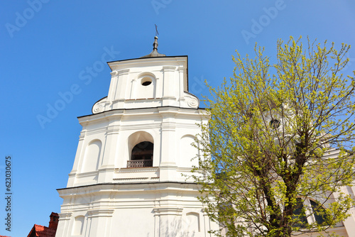 Belfry of Monastery of the Nativity of the Basilian Fathers in Zhovkva, Ukraine photo