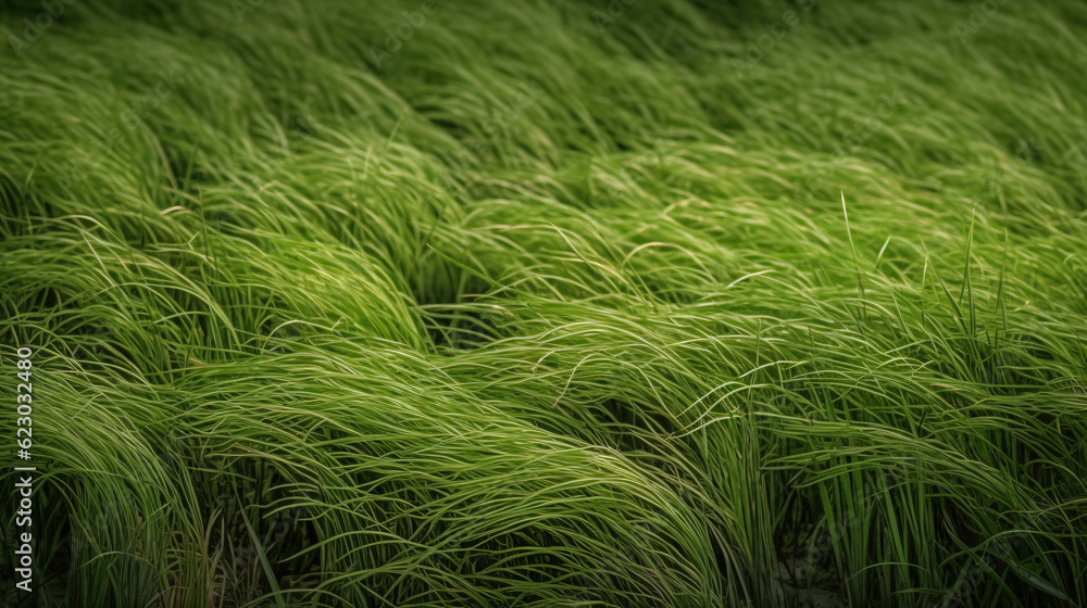 Green grass, top view background texture. Home garden lawn, sports field. AI generated. Green grass, top view background texture. Home garden lawn, sports field. AI generated.