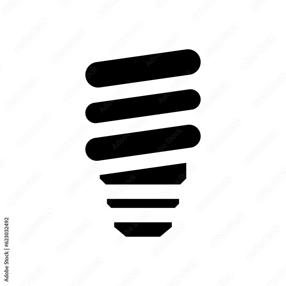 light bulb glyph icon light bulb glyph icon