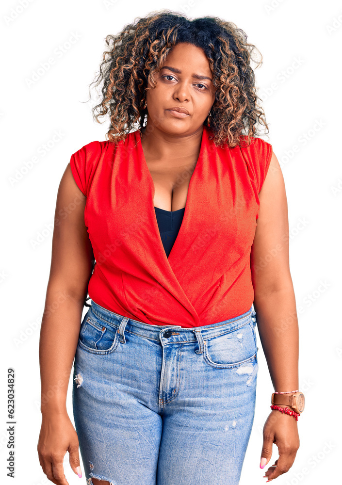 Young african american plus size woman wearing casual style with sleeveless shirt looking sleepy and tired, exhausted for fatigue and hangover, lazy eyes in the morning. Young african american plus size woman wearing casual style with sleeveless shirt looking sleepy and tired, exhausted for fatigue and hangover, lazy eyes in the morning.