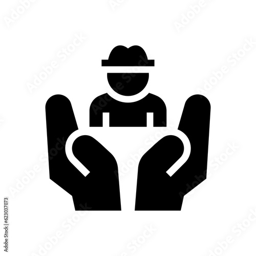 right to anonymity glyph icon