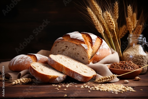 Different Kinds Of Bread With Nutrition, Generative AI