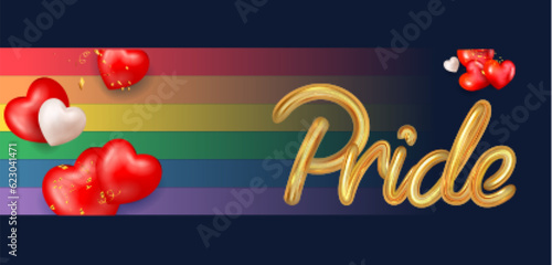 Rainbow colored background showing LGBT support for Lesbian, Gay, Bisexual and Transgender community