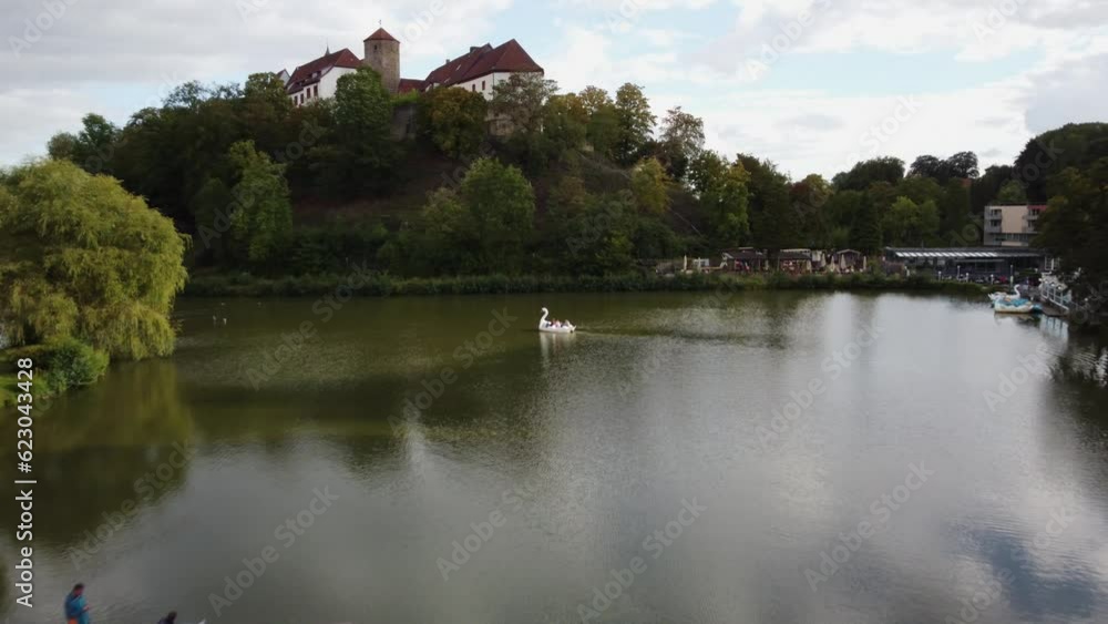 Iburg castle, city center, old germany Iburg castle, city center, old germany
